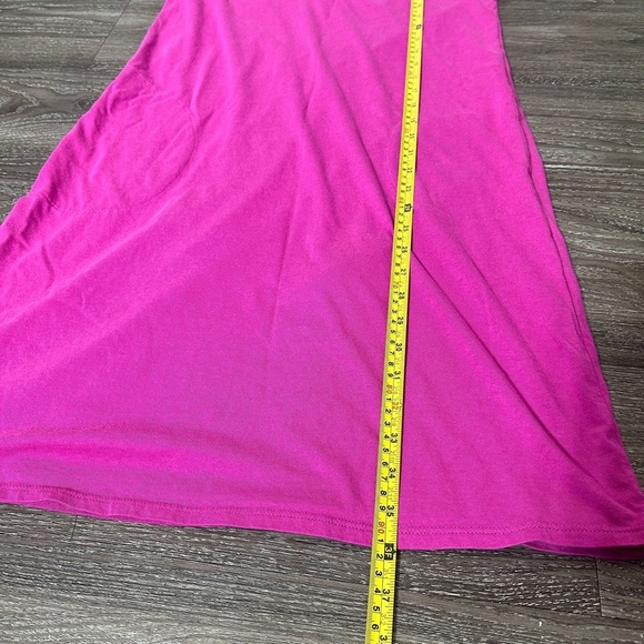 J.Jill Women’s Vibrant Pink V-Neck Dress With Pockets Size Small - Picture 7 of 8
